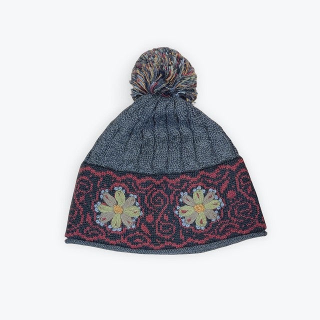 Knit Alpaca Hats with Tassel, Peruvian, Unisex | Deerwood Alpacas